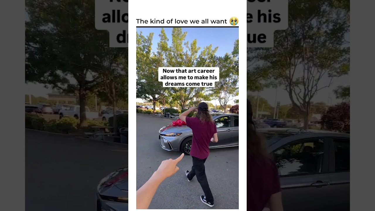 She Surprised Him With His Dream Car After 8 Years 