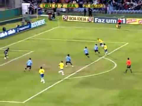 Uruguay 0 x 4 Brasil - Eliminatorias 2010 - gols - South American World Cup Qualifiers