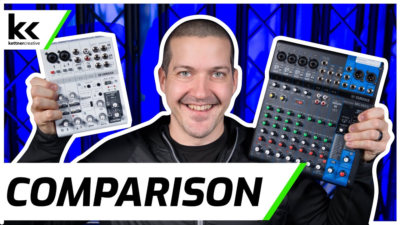 Yamaha AG06 vs Yamaha MG10XU | Which is best? - YouTube