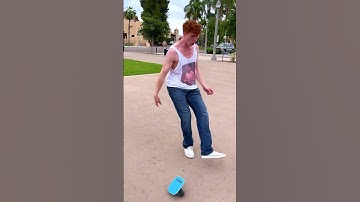 Learning the throwback on freeskates!