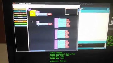 A Demo Version of the low-cost Robot using Ardublok