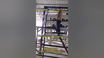 Zircon Rutile Monazite Separation 4LY Shaking Table Multilayer Shaker Table