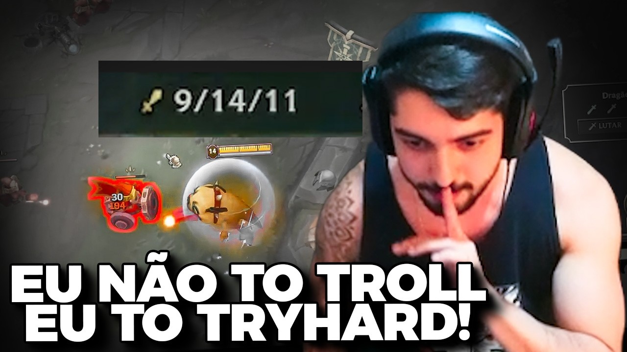 EU NÃO TO TROLL, ISSO É TRYHARD!! | CORTES DO JUKES