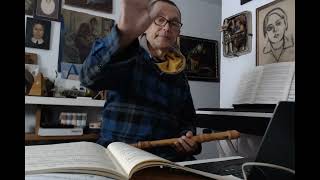 F. Schubert, Winterreise N. 4, Erstarrung, For Alto Recorder