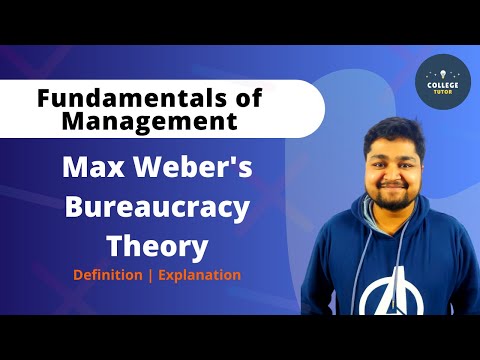 Max Weber&rsquo;s Bureaucracy Theory | Bureaucratic Model | Fundamentals of Management