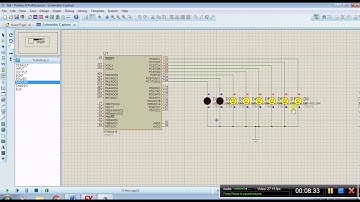 Học avr Điều khiển 8 Led sáng dần Atmega16