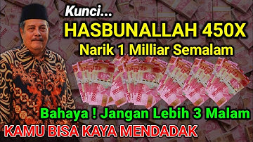 TERBUKTI‼️ Amalan Hasbunallah 450x Ini Bikin Rezeki 1 Miliar Datang Tanpa Diduga