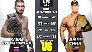UFC БОЙ Хабиб Нурмагомедов vs Джон Сина (com.vs com.) UFC БОЙ Хабиб Нурмагомедов vs Джон Сина (com.vs com.)