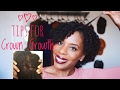 How I Grew My Natural Hair Back | Tips for Crown Breakage and Crown Growth | Twist Out Tutorial