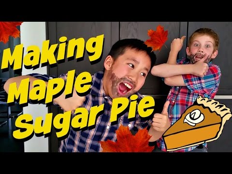 Making Maple Sugar Pie - En Francais