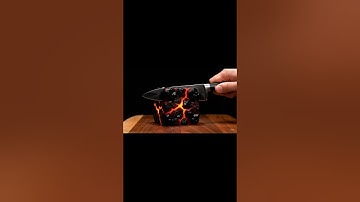 Minecraft Magma Block Cutting ASMR 🌋 | Super Hot & Satisfying Sounds #shorts #asmr #satisfying