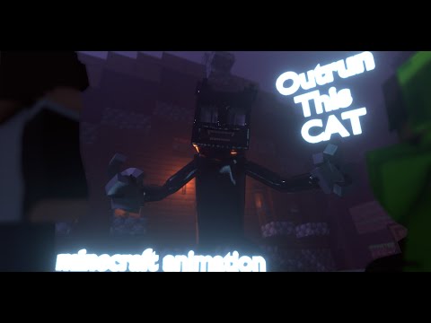 🎶😾minecraft animation Outrun This Cat (song by @Mautzi )😼🎶