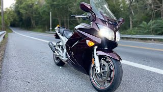 Yamaha FJR 1300 evening short ride