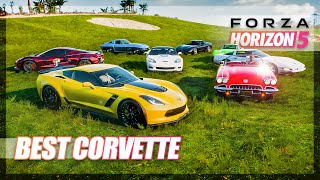 Forza Horizon 5  Best Chevrolet Corvette! (Generations Comparison)