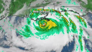 Hurricane Ida nears New Orleans on the 16th anniversary of Hurricane Katrina