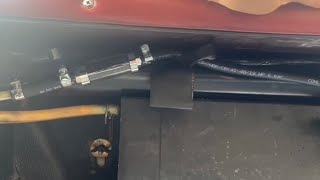 Jensen Interceptor 1974. Removing the Pipework from Expansion Tank to Carbon Filter (amended)