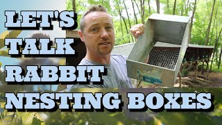 RABBIT NESTING BOXES/Traditional & Nontraditional