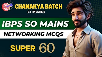 IBPS SO MAINS | Computer Network Super 60 | One Shot