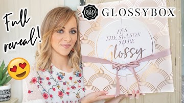 GLOSSYBOX ADVENT CALENDAR 2019 UNBOXING - ONE TO BEAT THIS YEAR! LADY WRITES