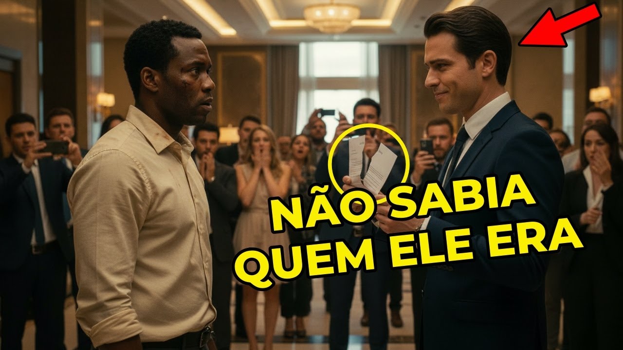 “SAI DO MEU HOTEL!” — GERENTE  HUMILHA RAPAZ HUMILDE SEM SABER QUEM ELE ERA