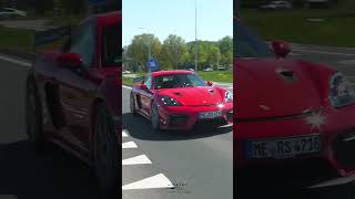 Porsche Cayman GT4 RS Manthey Acceleration! #porsche #718 #cayman #gt4 #rs #carspotting #flyby