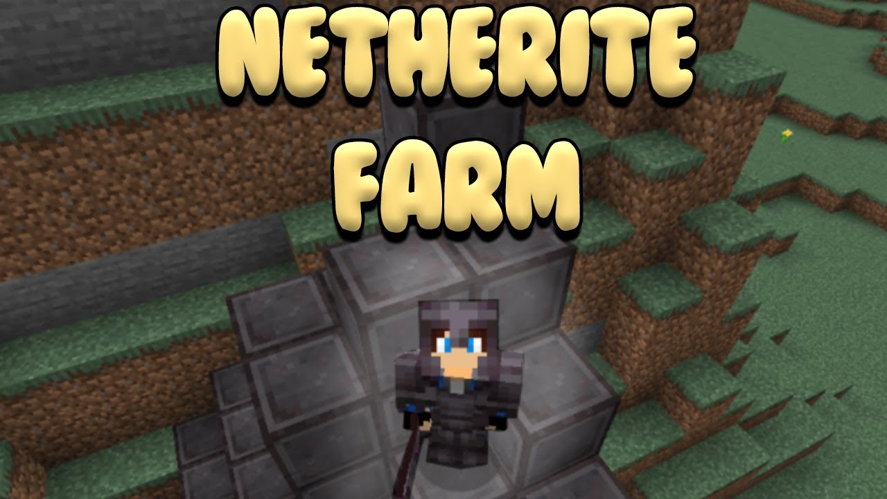 Minecraft NETHERITE farm | duplication glitch | Minecraft 1.16 nether