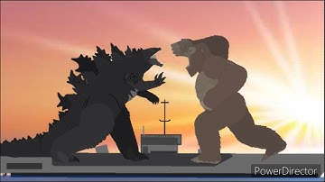 Godzilla vs. Kong | Aircraft carrier battle Part 2 | StickNodes