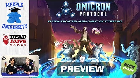 Omicron Protocol Board Game – Kickstarter Preview