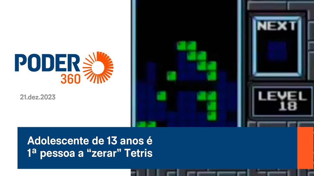 Adolescente de 13 anos é 1ª pessoa a “zerar” Tetris