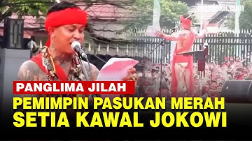 Profil Panglima Jilah Suku Dayak, Pimpin Pasukan Merah Satu Komando Kawal Jokowi