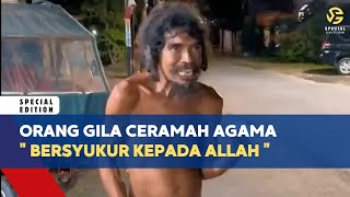 ODGJ Ceramah Agama di Pasar