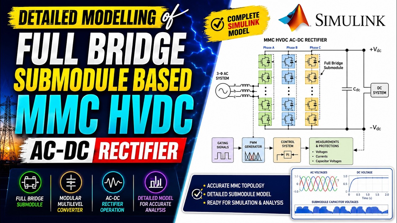 Detailed modelling of Full bridge submodule based MMC HVDC AC-DC ...