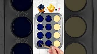 Navy Blue and Cream Mixed Color Palette | Elegant Blue Color Shades #colormixing #satisfying #asmr