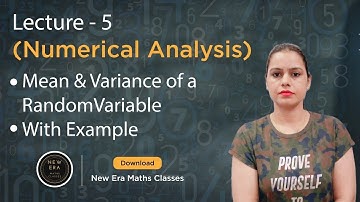 Mean, Variance & Standard Deviation of a Random Variables | Probability Distribution | New Era Math