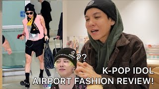 REVIEW AIRPORT FASHION KPOP IDOL!