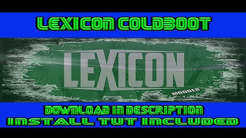 LEXICON COLDBOOT CFW PS3
