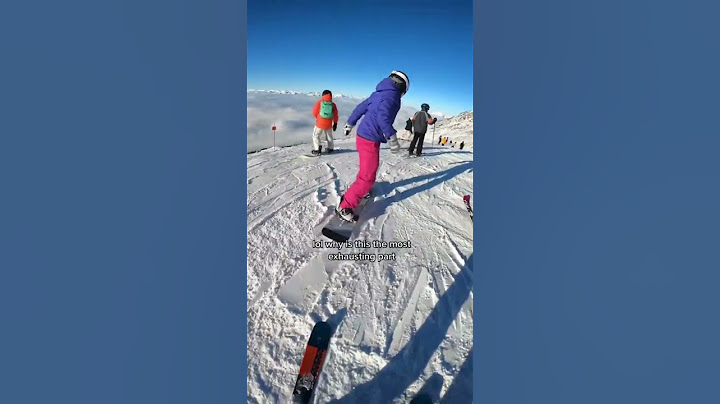 the worst part of snowboarding 😩