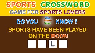 Crossword | Sports Crosswords | Sports Lovers Game | Find Out Why Everyone Loves These! screenshot 2