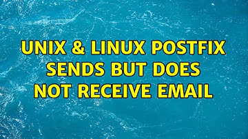 Unix & Linux: postfix sends but does not receive email (2 Solutions!!)