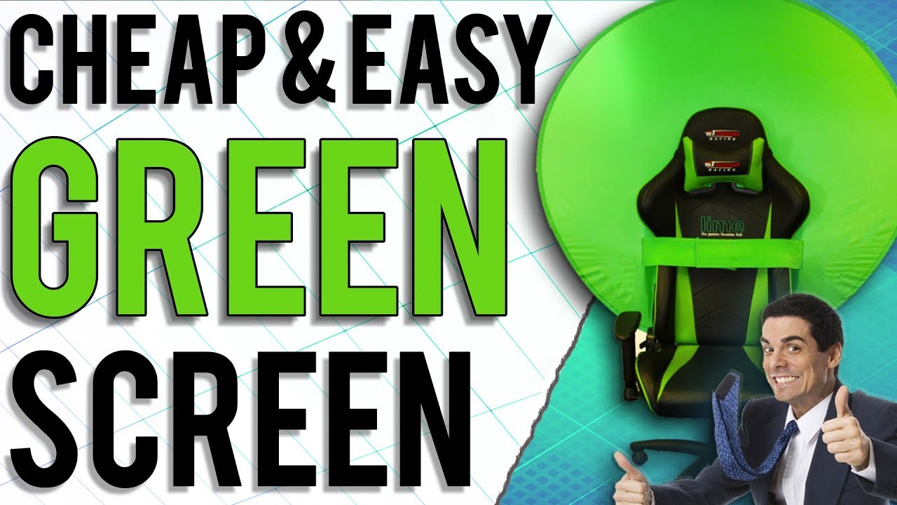 The Webaround Big Shot Green Screen Cheap And Easy Green Screen 2020 Youtube