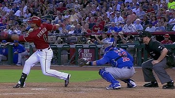 CHC@ARI: Peralta rips a run-scoring single to right