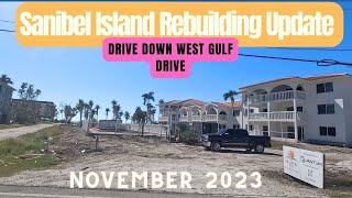 Sanibel Update // Drive Down West Gulf Drive // November 2023