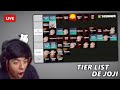 🔴 MI PRIMERA TIER LIST de CANCIONES DE JOJI en DIRECTO 🔴