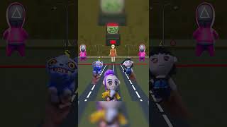 KPOP DEMON HUNTERS IN SQUID GAME #meme #plush