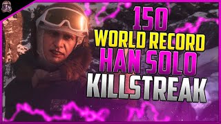 Star Wars Battlefront II Solo World Record 150 Han Solo Killstreak (Geonosis - Galactic Assault)