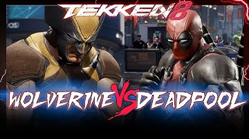 ¡DEADPOOL vs. WOLVERINE! Victor and Bryan Fury outfits (mod) - TEKKEN 8