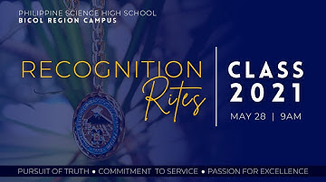Recognition Rites Class 2021