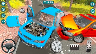 Sports SUV Car Sky Derby Demolition Crashing Stunts Racing Simulator - Android Gameplay. screenshot 5