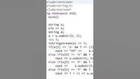 time conversion in hackerrank