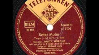 Roter Mohn - Rosita Serrano (Original) chords